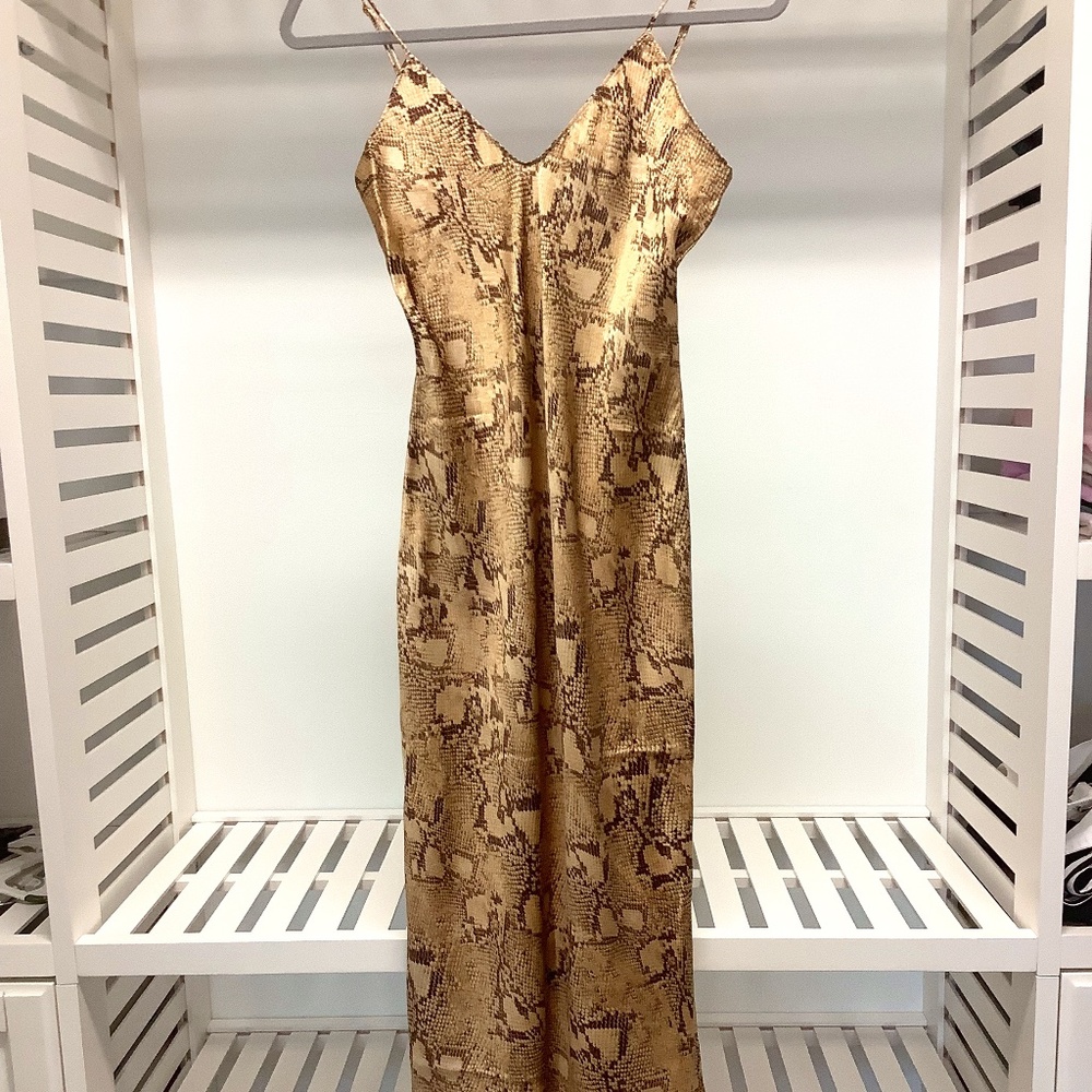 (NWT) Banana Republic Dreamer 100% Silk Maxi Dress